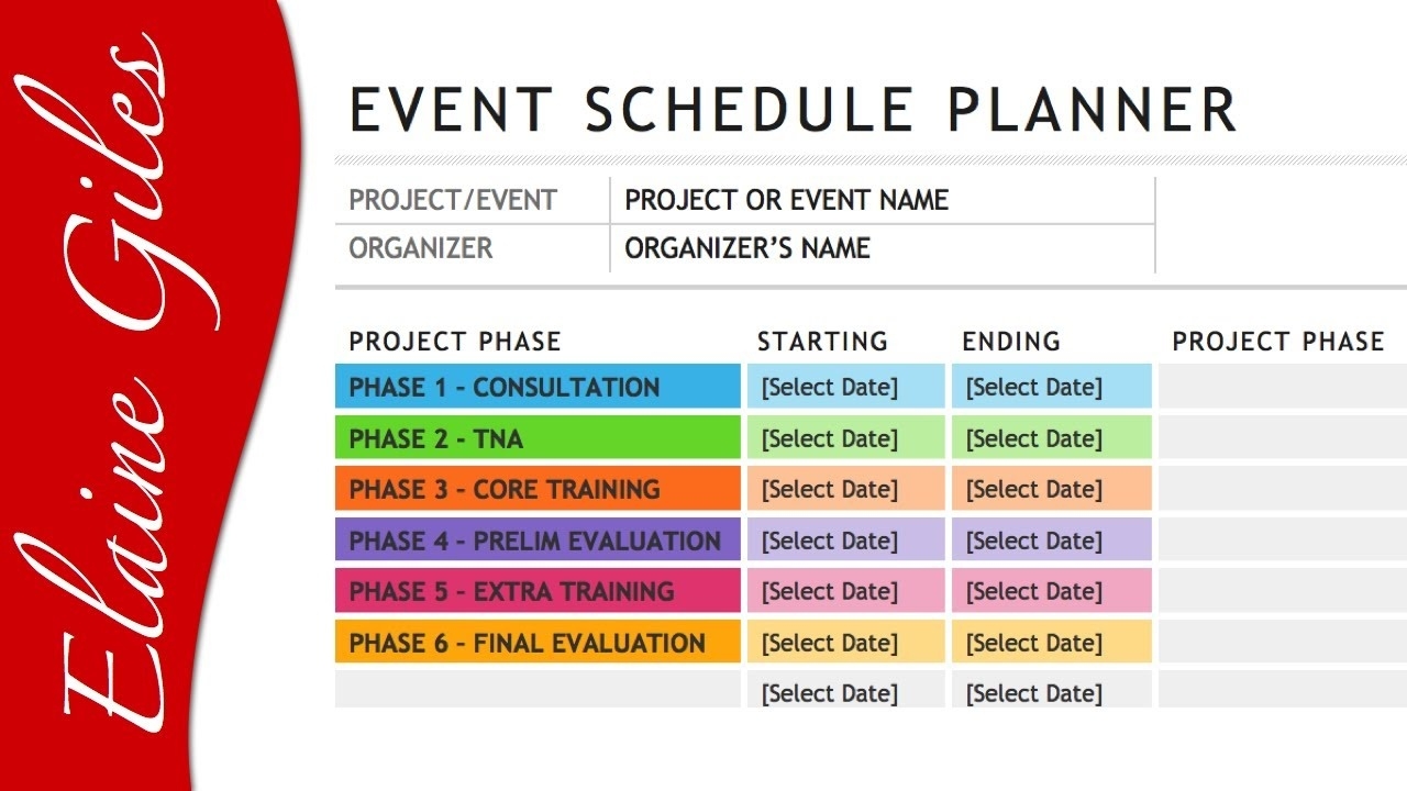 Calendar Of Events Templates - Yeniscale.co  Template For An Event Calendar