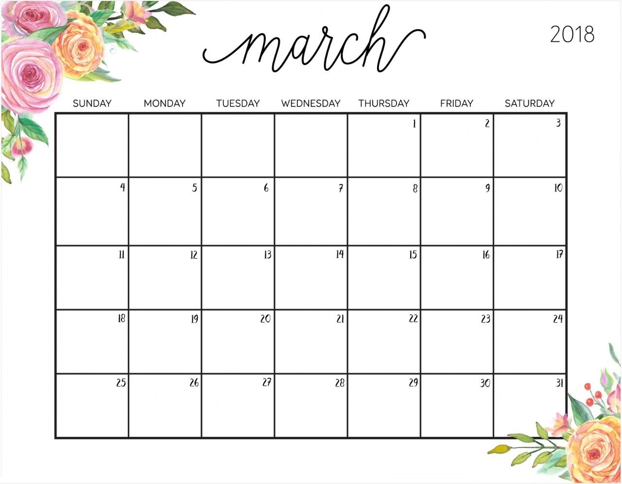 Floral March 2018 Philippines Calendar | Organisations | Pinterest  March Childrens Calendar Watercolor Png