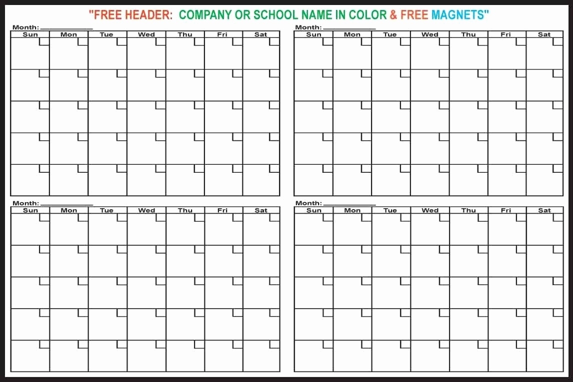 Free Large Print Calendar 2017 Month Printable At Blank Monthly  Printable Large Blank Three Month Calendar Template