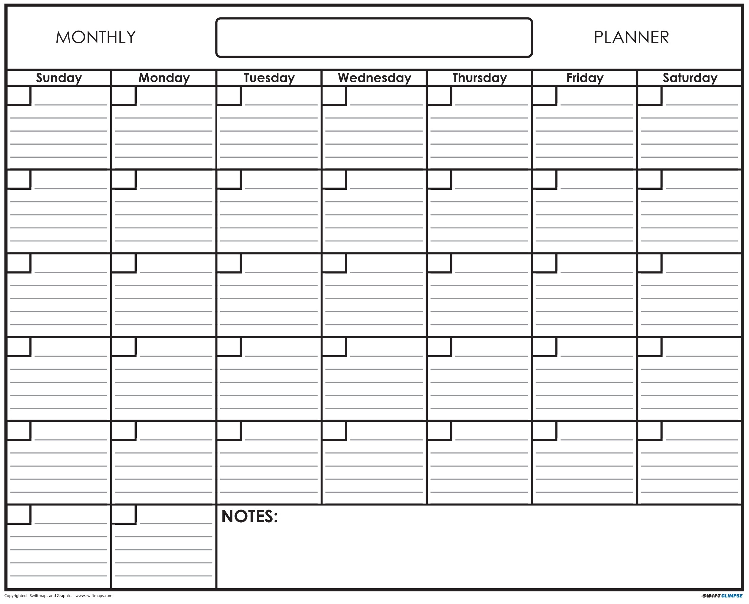 July 2017 – Printable Weekly Calendar  Need A Blank Calendar With Lines