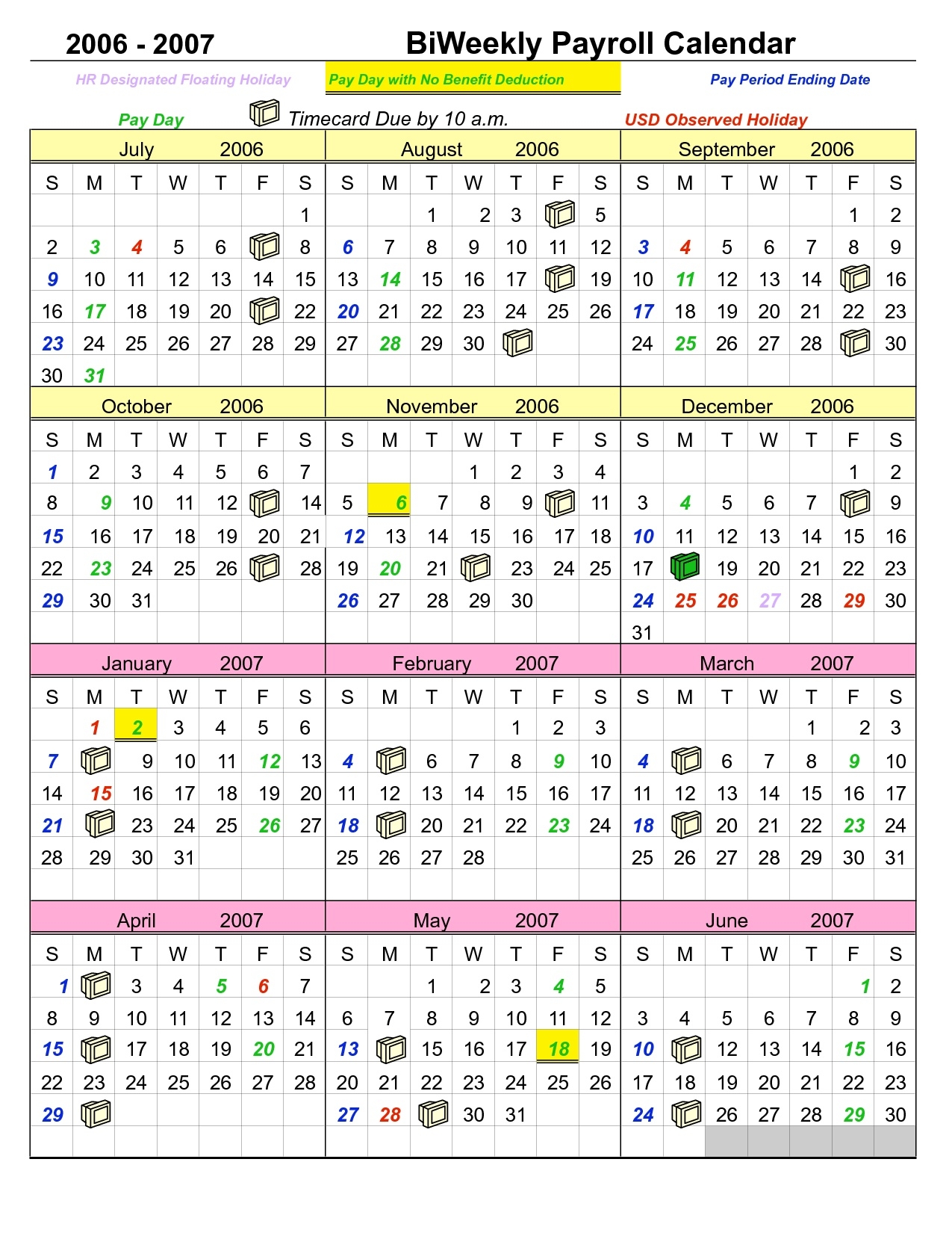Payroll Calendar 2015 Template - Yeniscale.co  Calendar Of Biweekly Pay Dates