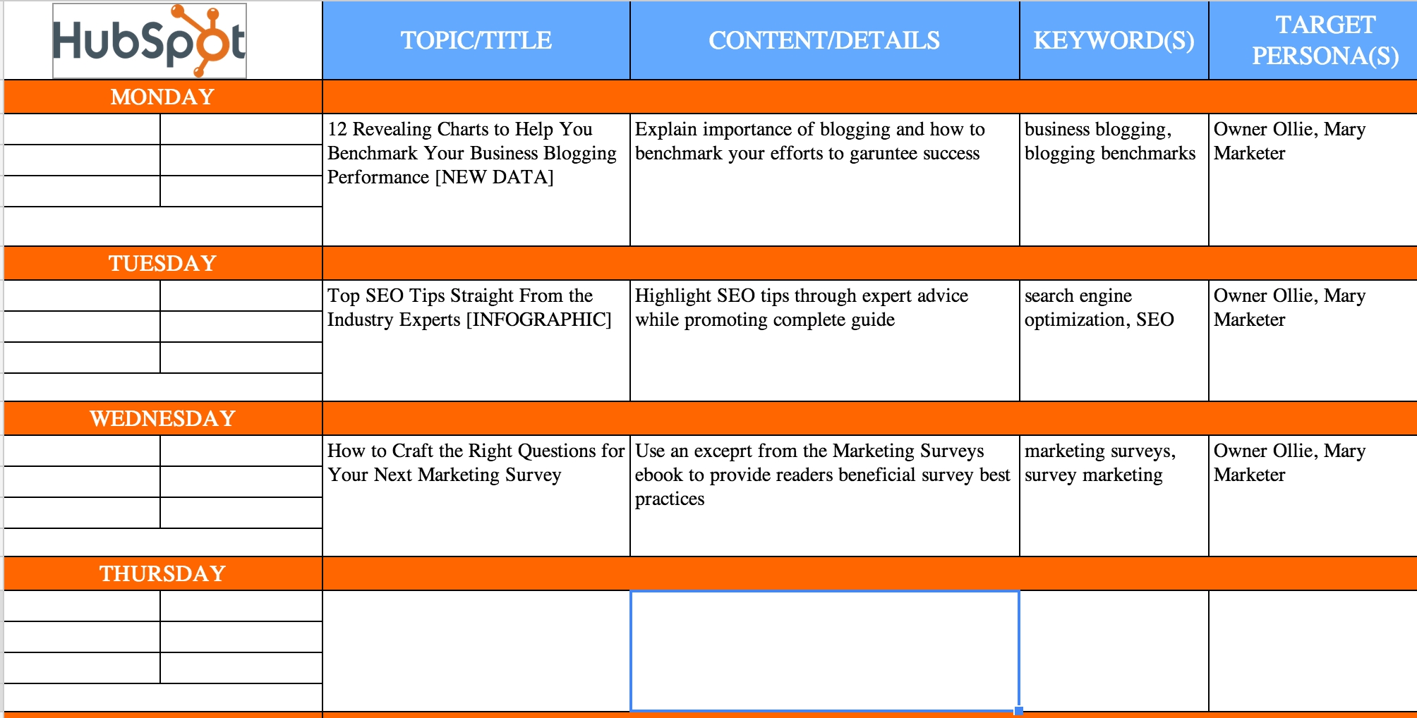 Social Media Monthly Content Calendar Template Template Calendar Design