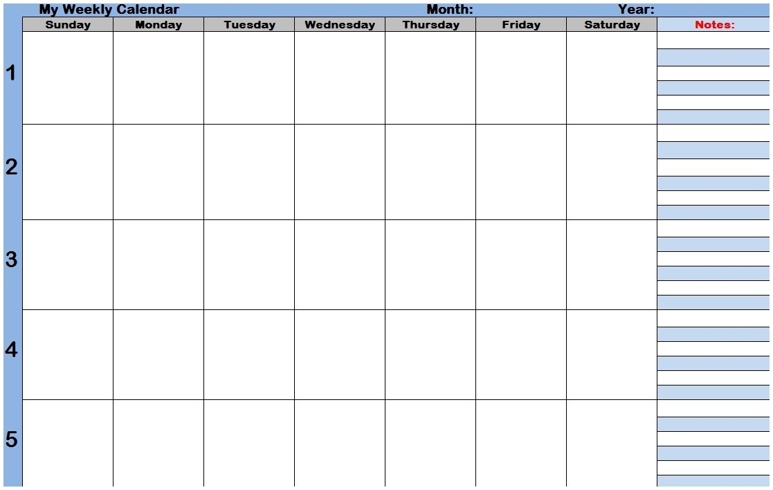 Weekly Calendar With Time Slots Template Weekly Calendar Html  Month Printable Calendar With Time Slots