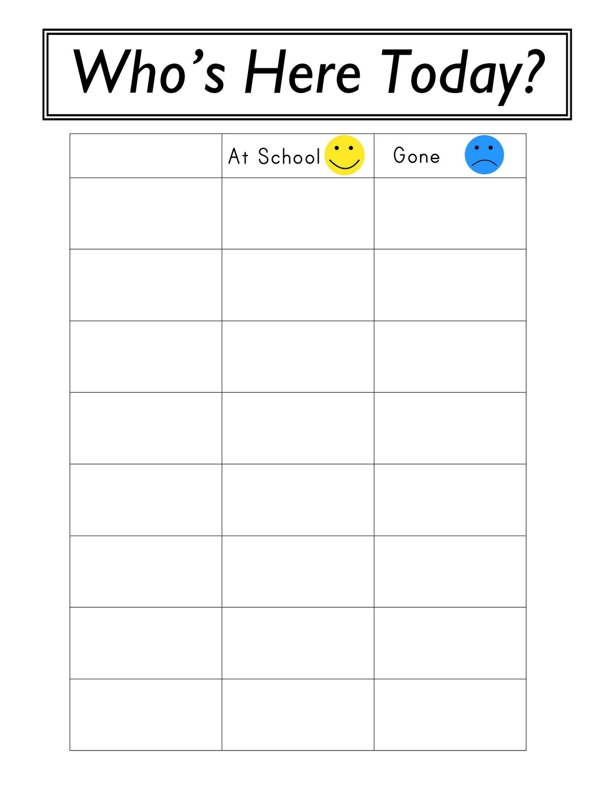 Attendance Sheet Template &amp; Complete Guide Example Free Printable  Day Care Attendance Sheet Template