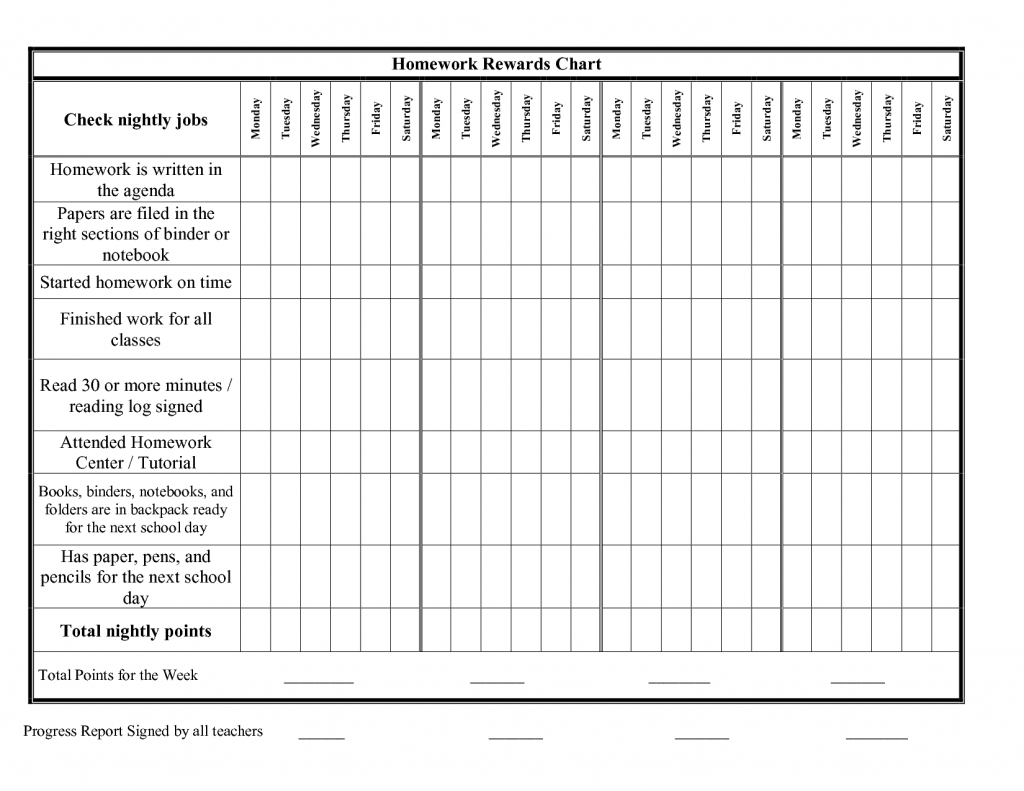 Monthly Behavior Chart Paper Printout Template Calendar Design