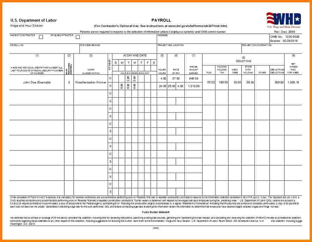 Payroll Report Template Excel | 40+ Free Payroll Templates ...