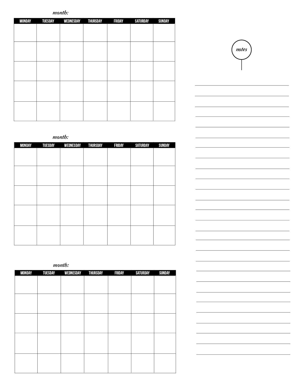 3 Month Calendar Templates Celo Yogawithjo Co Free Printable Three  3 Month Calendar Free Printable