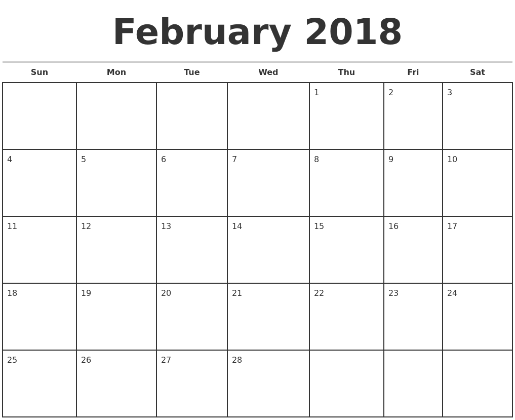 5 Day Monthly Calendar • Printable Blank Calendar Template  Printable 5 Day Monthly Calendar