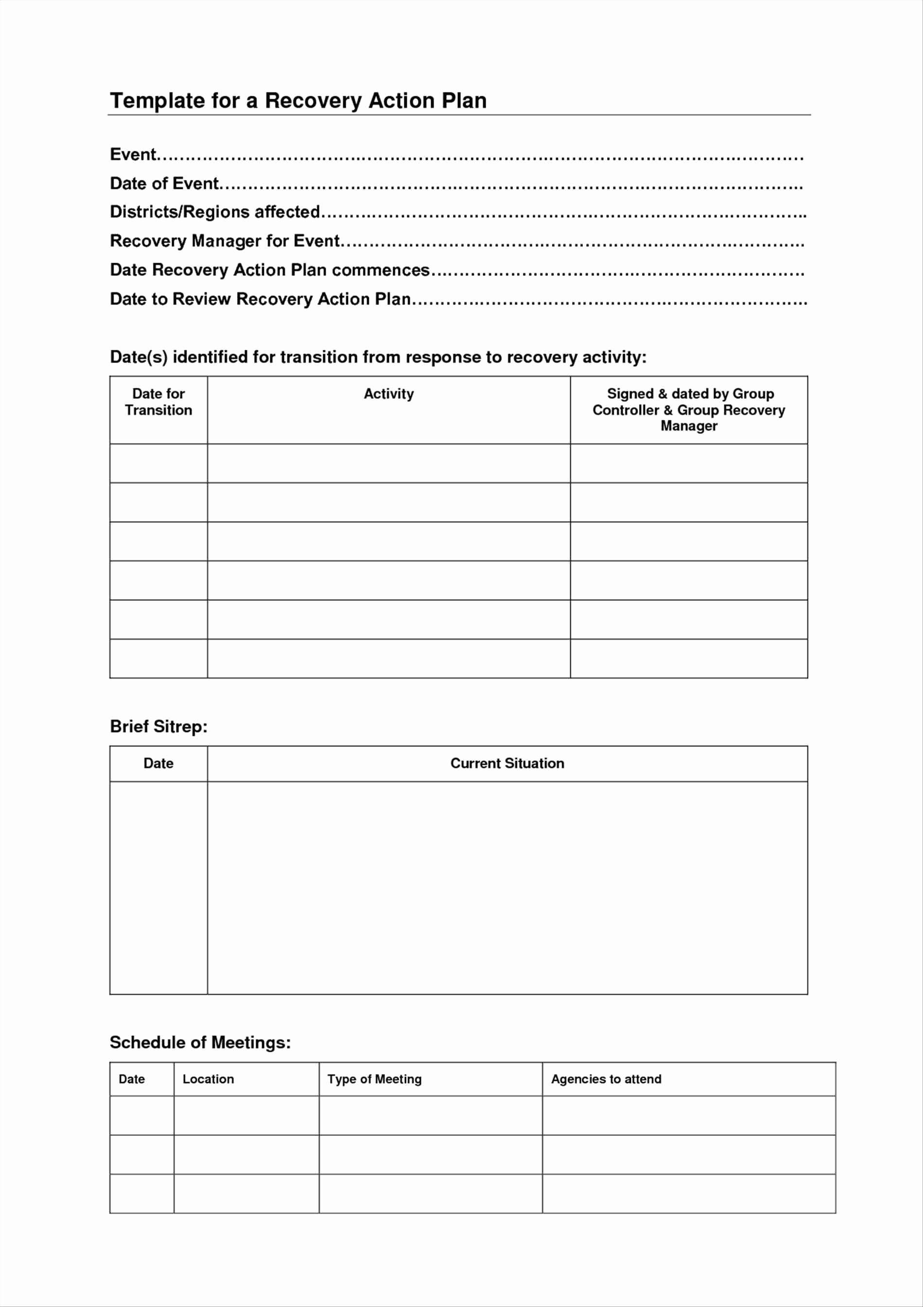 9+ Wellness Recovery Action Plan Examples – Pdf Blank Weekly  Blank Weekly Calendar For Structured Recovery