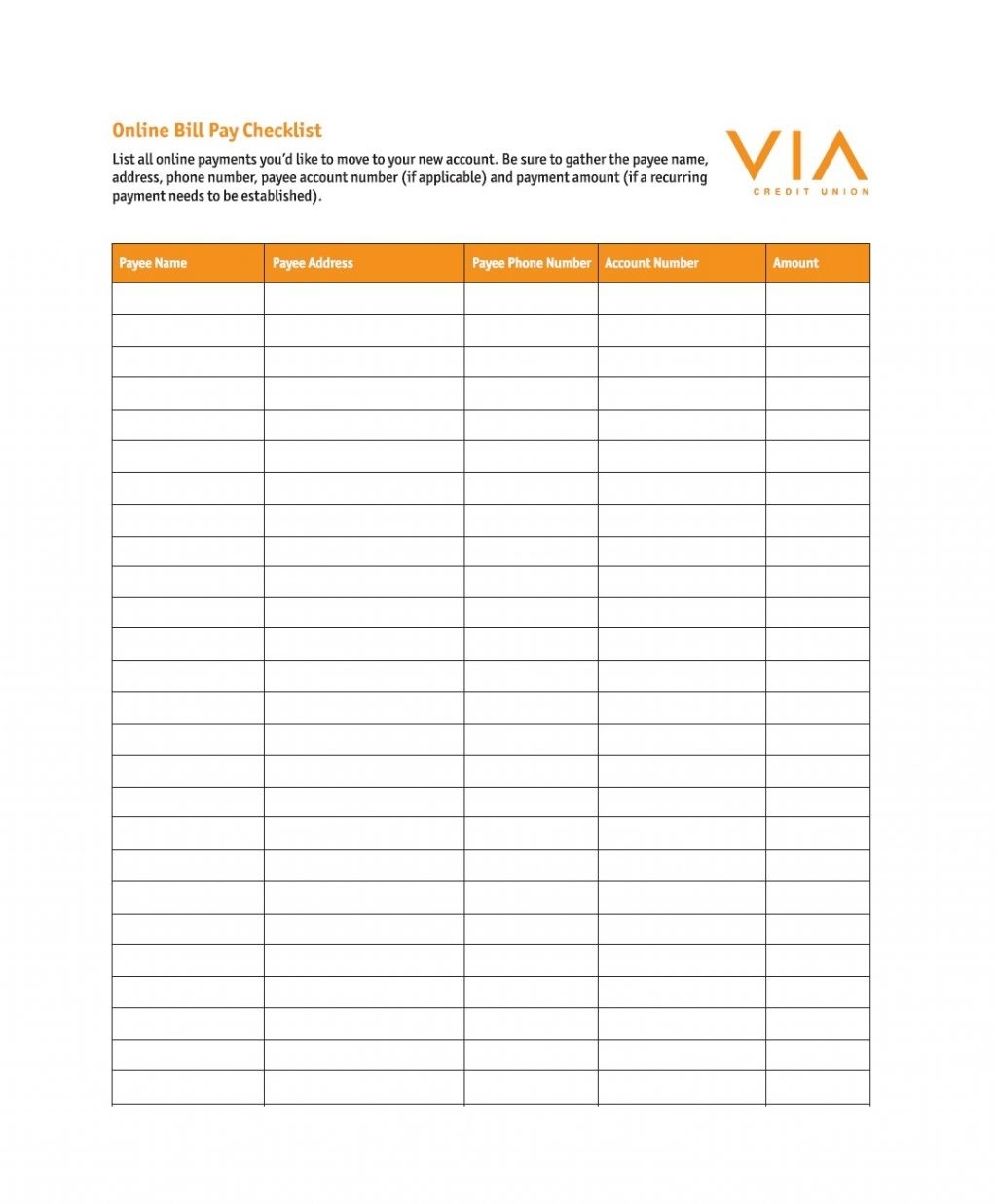 Bill Pay Checklist F Monthly Payment Calendar Printable Template  Monthly Bill Bill Checklist With Confirmation Number Column