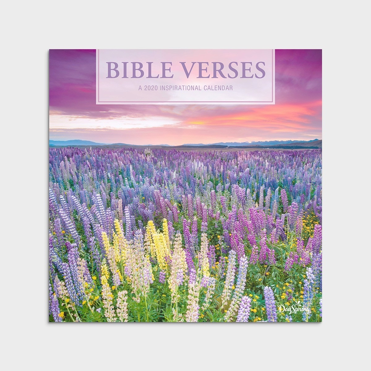 Bible Verses Flowers - 2020 Wall Calendar  Advent Scripture 2020