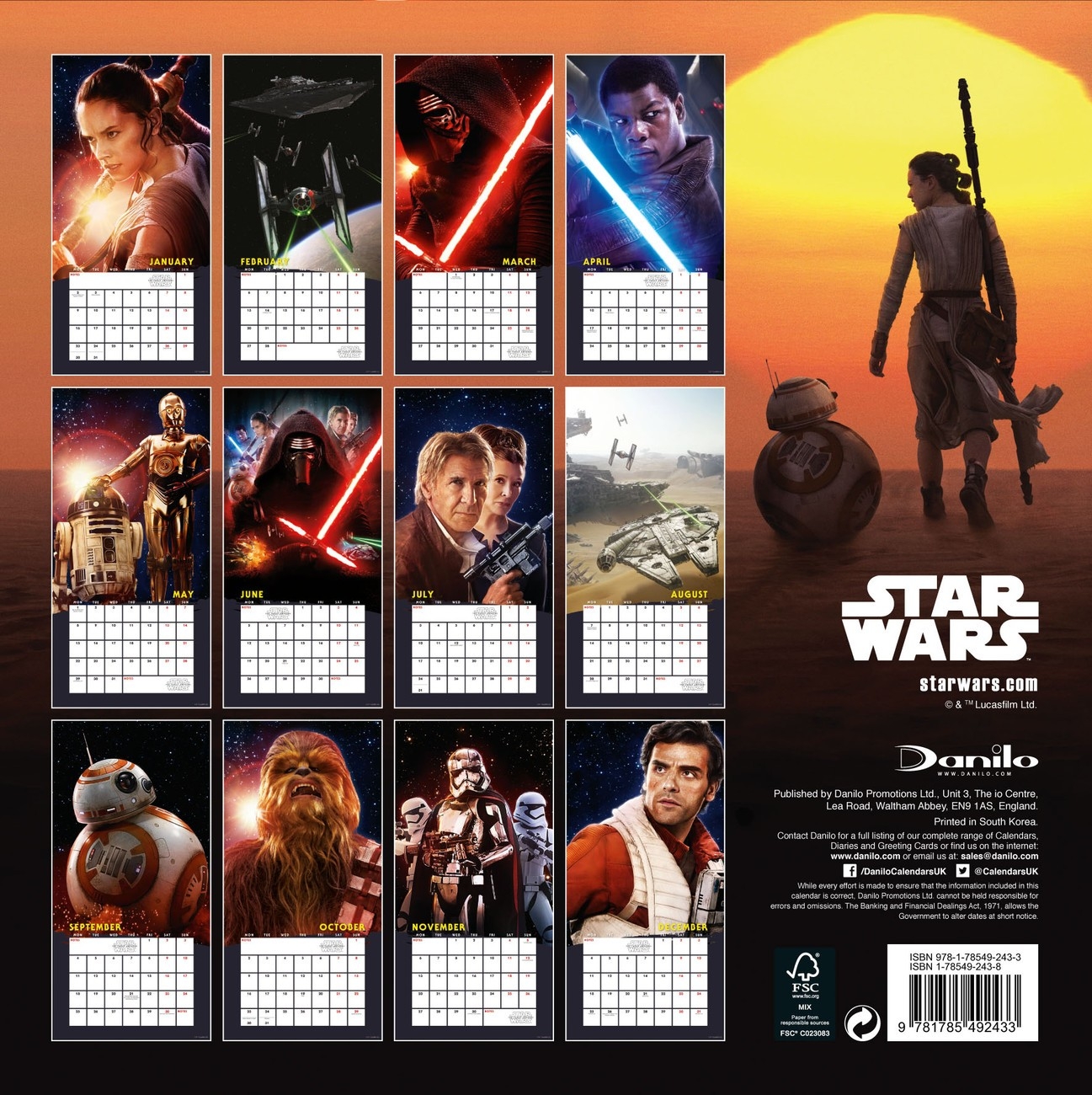 Star Wars Calendar 2025 Uk Printable Danit Elenore