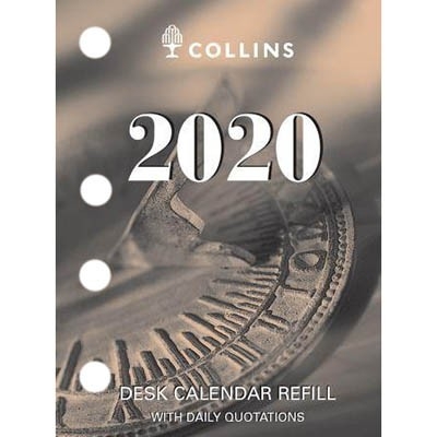 Collins 2020 Calendar Refill Day To Page Side Punch  Depot Calendar 2020