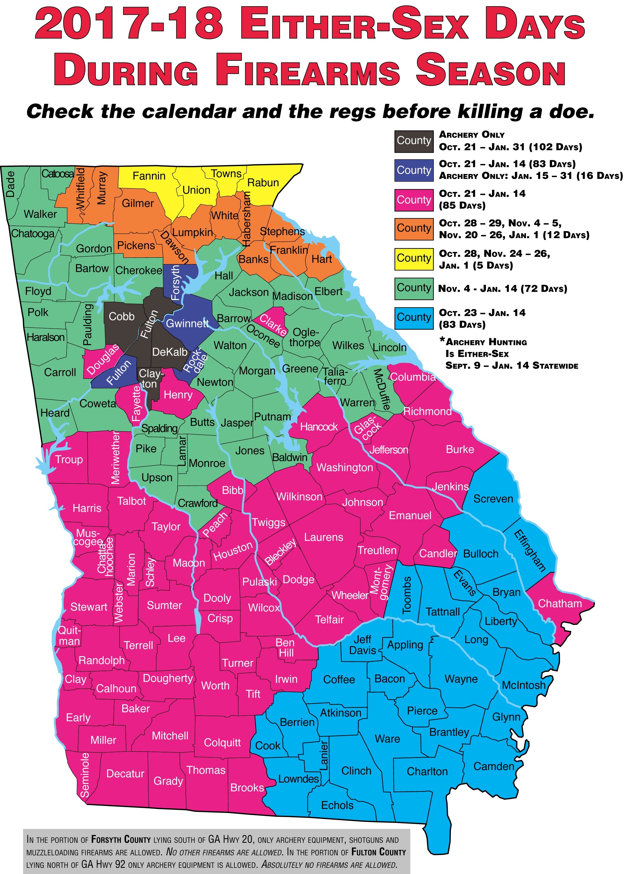 Early Rut For Georgia&#039;s Gun Opener?  Georgia Rut