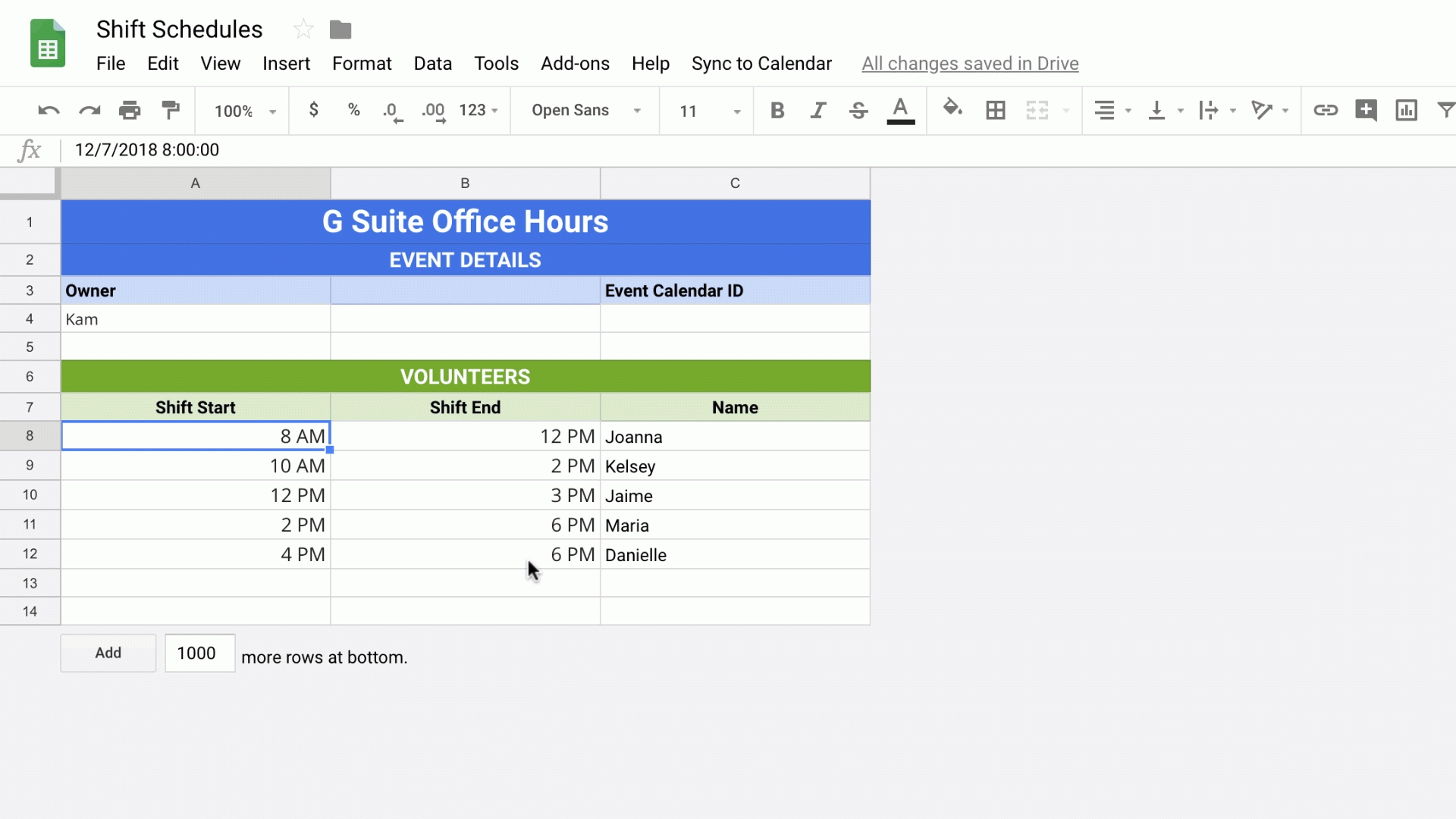G Suite Pro Tips: How To Automatically Add A Schedule From  Calendar With Date Code