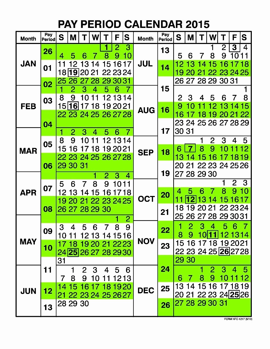 Postal Calendar 2018 Government Pay Period Calendar 2017  2020 Postal Pay Period Calendar