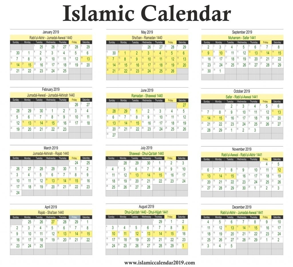 Urdu Calendar March 2019 | Calendar Format Example::march  Islamic Calendar 2020 Pdf