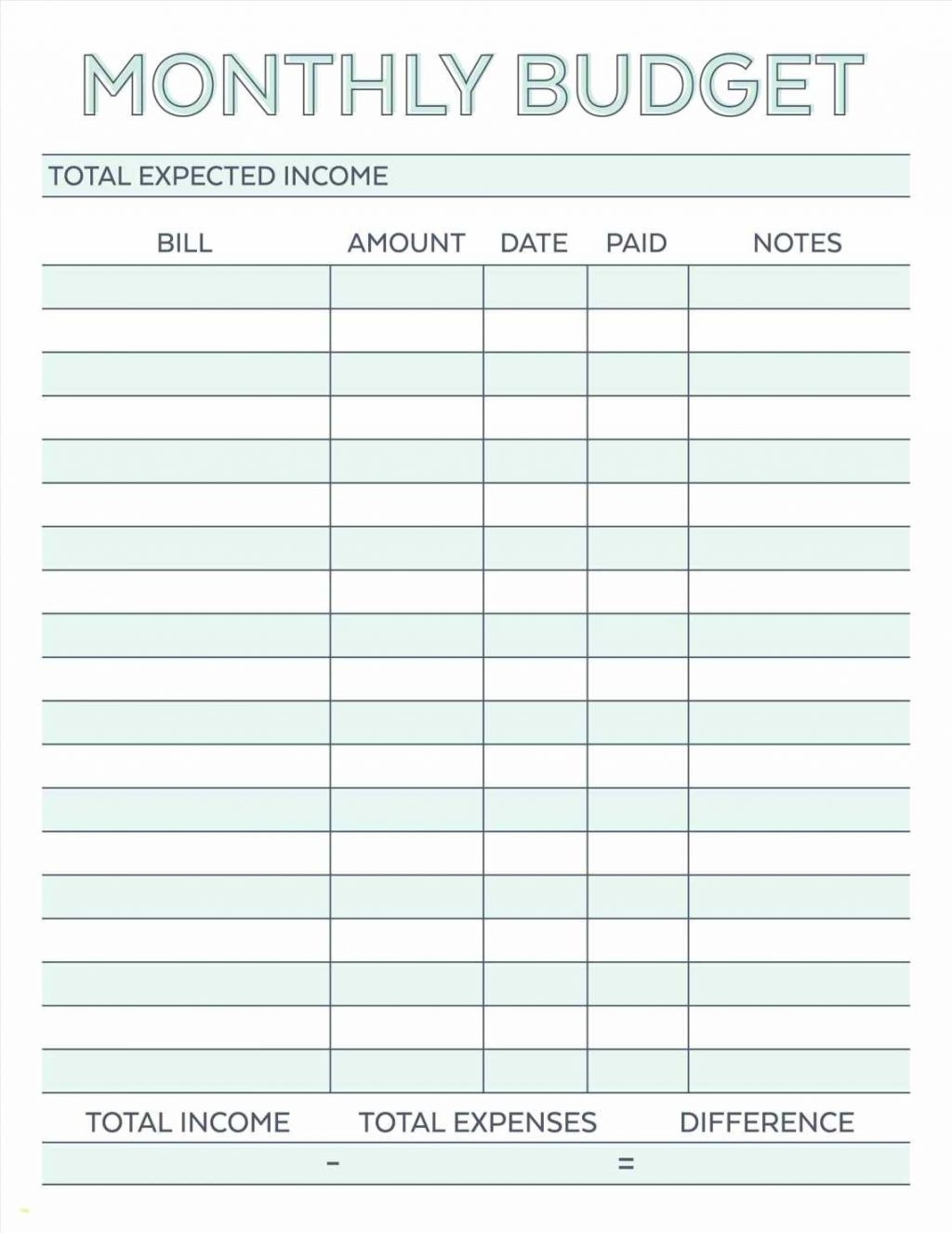 Weekly Bill Organizer Template Excel Monthly Download  Calendar For Bills Due Date