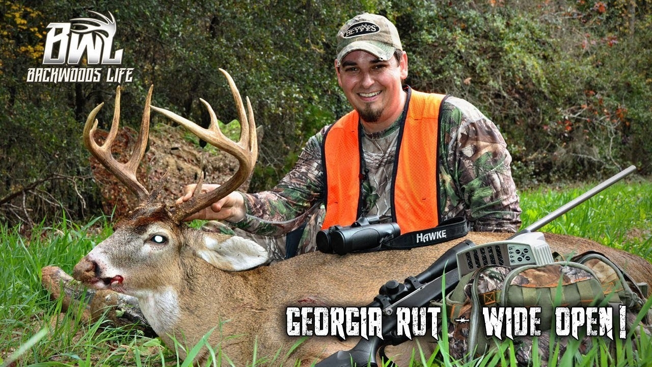 Wide Open Rut Hunt In Georgia!  Georgia Rut