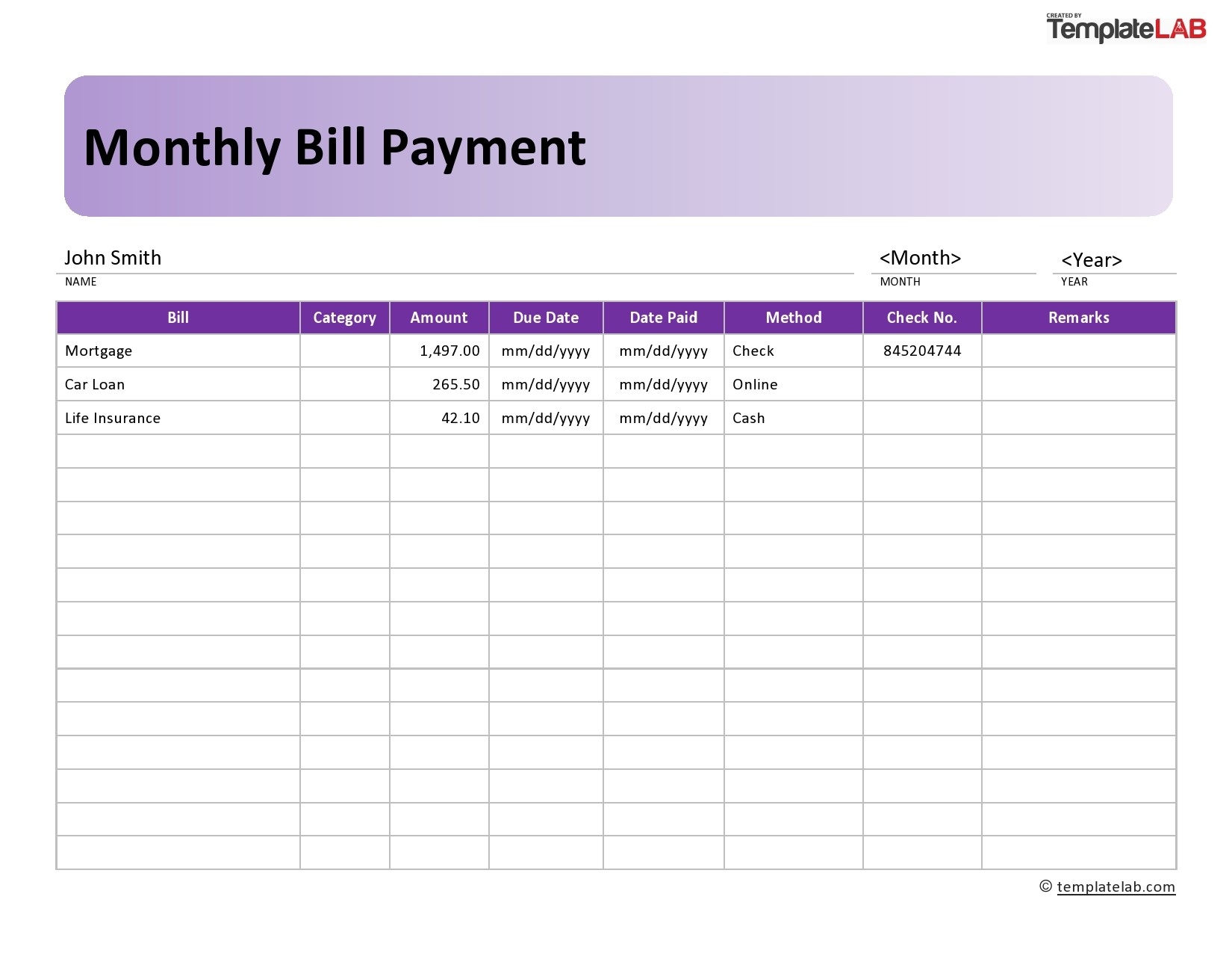 create bill online free