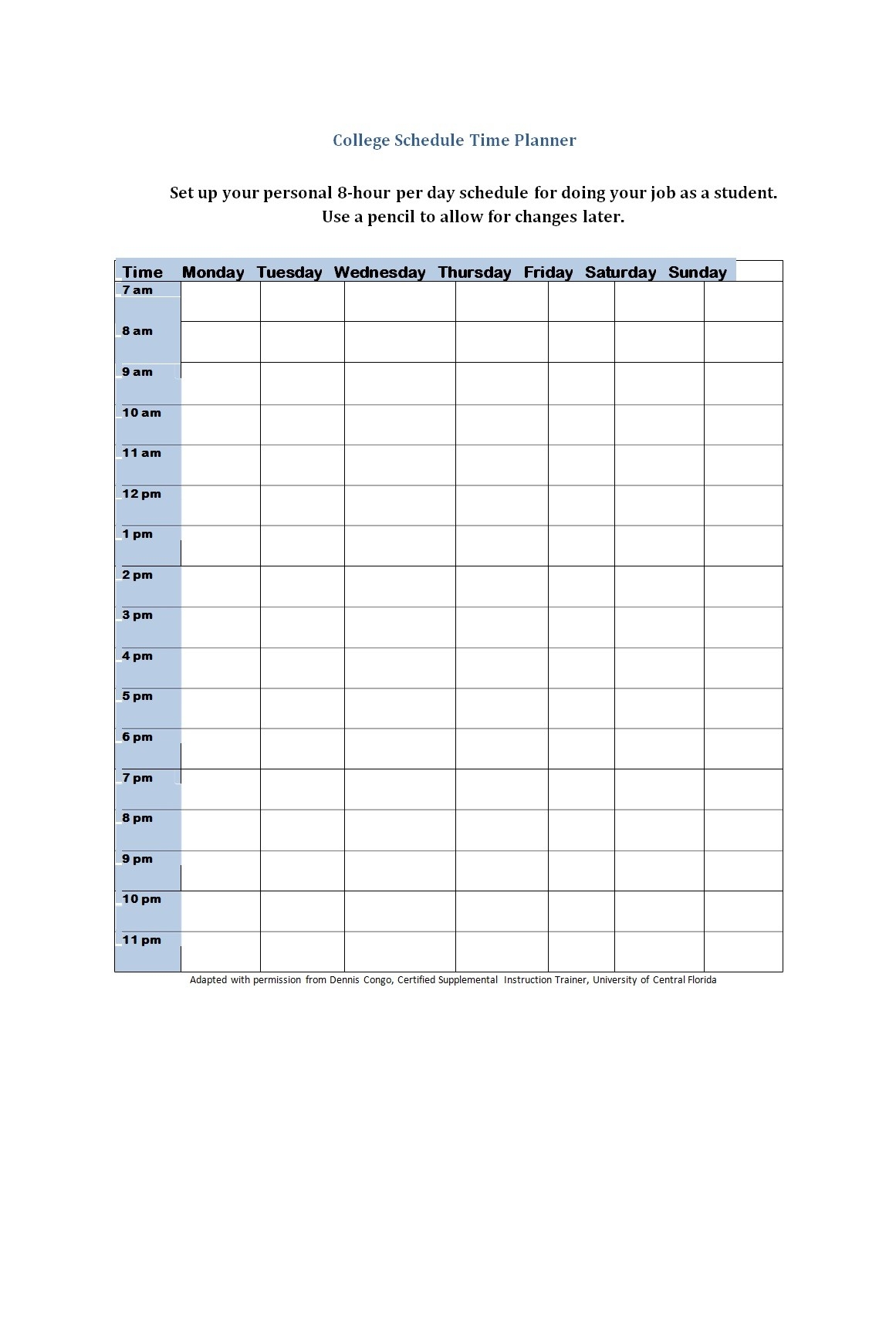 43 Effective Hourly Schedule Templates (Excel &amp; Ms Word) ᐅ  Printable Hourly Schedule Template