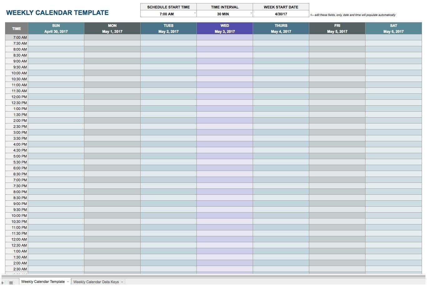 Daily Calendar Template Excel Appointment Schedule Template  15 Minute Schedule Printable Template