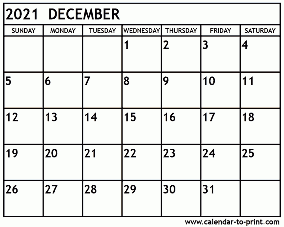 December 2021 Calendar Printable  Calendar October November December 2021