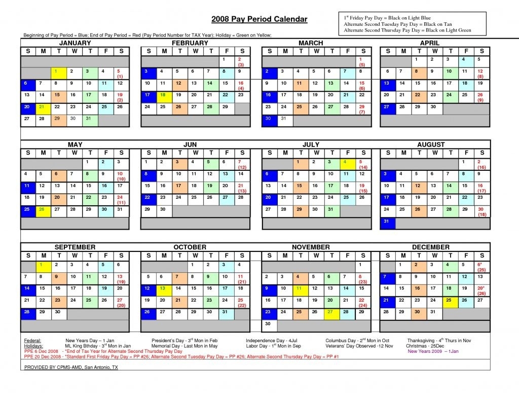 2020 Federal Pay Period Calendar Printable Template Calendar Design