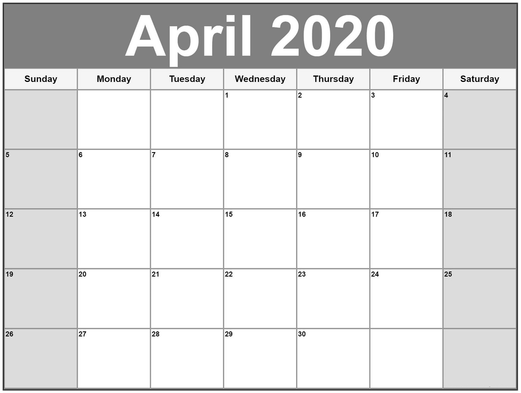 Free Printable Calendar 2020 | Calendar Shelter  Calendar Printable 2020
