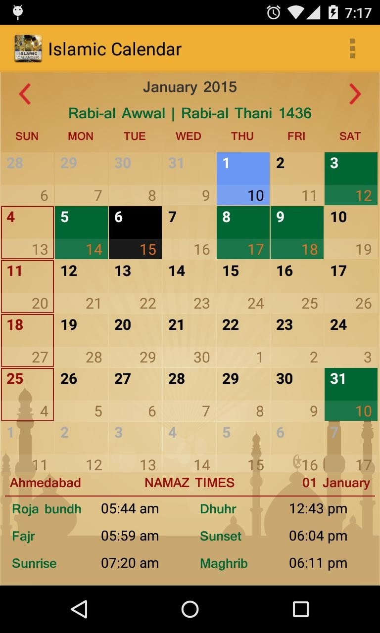 Shia Islamic Calendar For Android - Apk Download  Shia Islamic Calendar