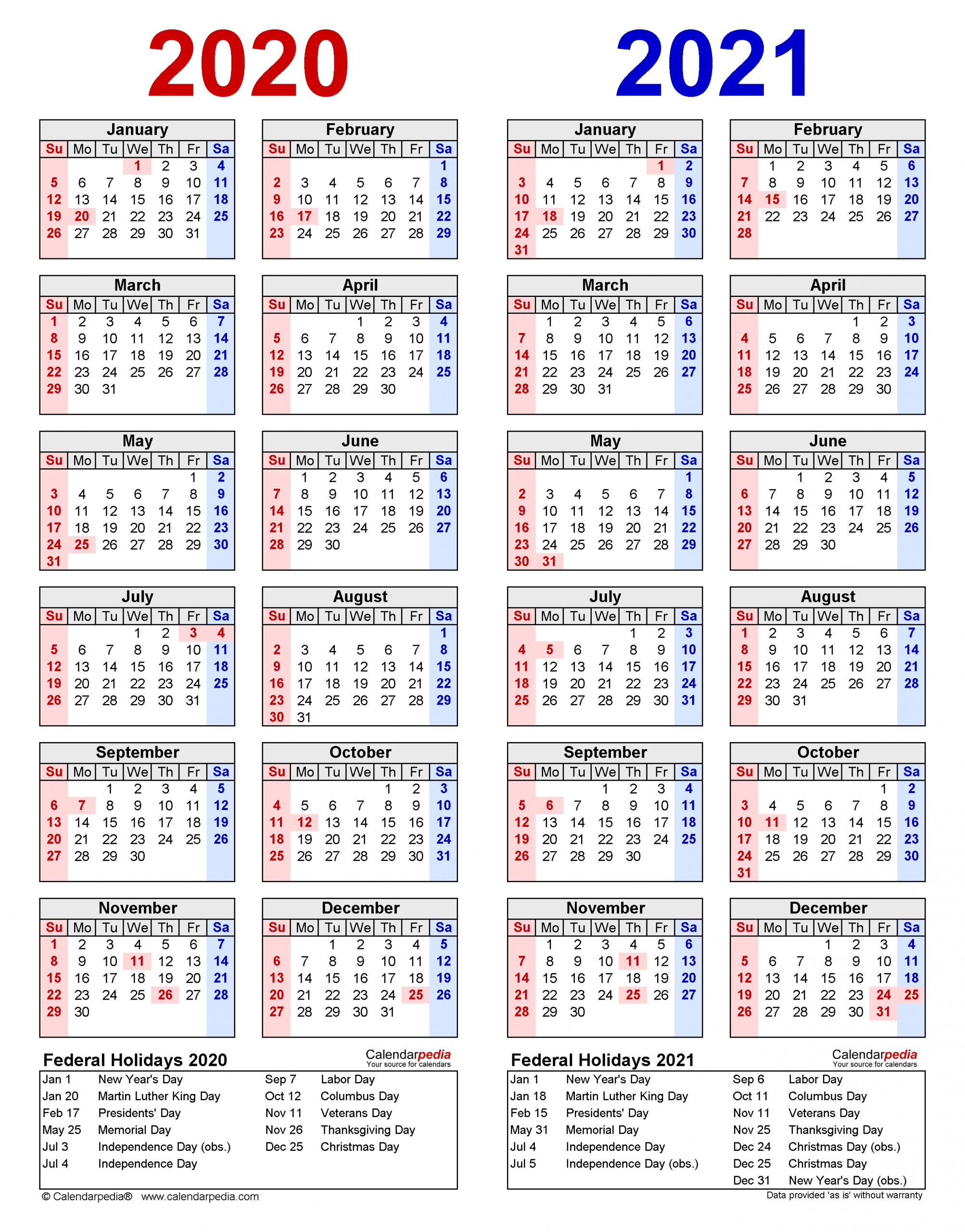 2020-2021 Two Year Calendar - Free Printable Excel Templates  Fiscal Year Au Calendar 2021/20