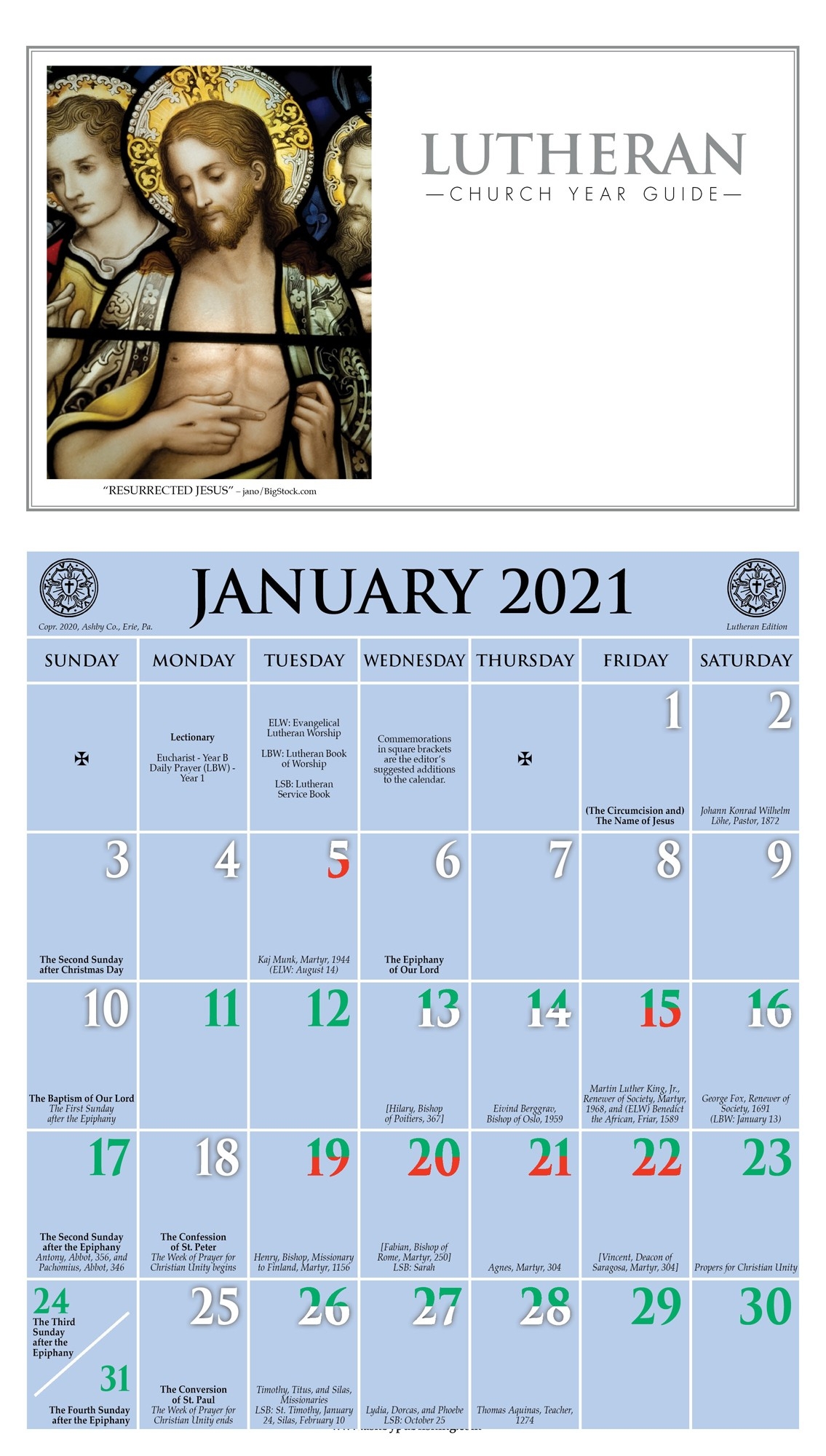 2021 Church Year Calendar  Lectionary Discipleshipministries Calendar