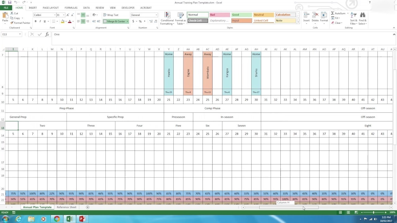 Annual Plan - How To Use The Excel Template  Excel Yearly Planner