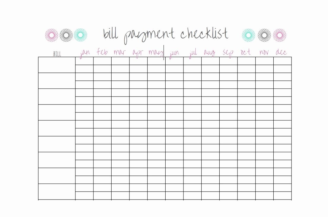 Bill Paying Calendar Template Awesome 32 Free Bill Pay  Free Printable Bill Pay Calendar 2020