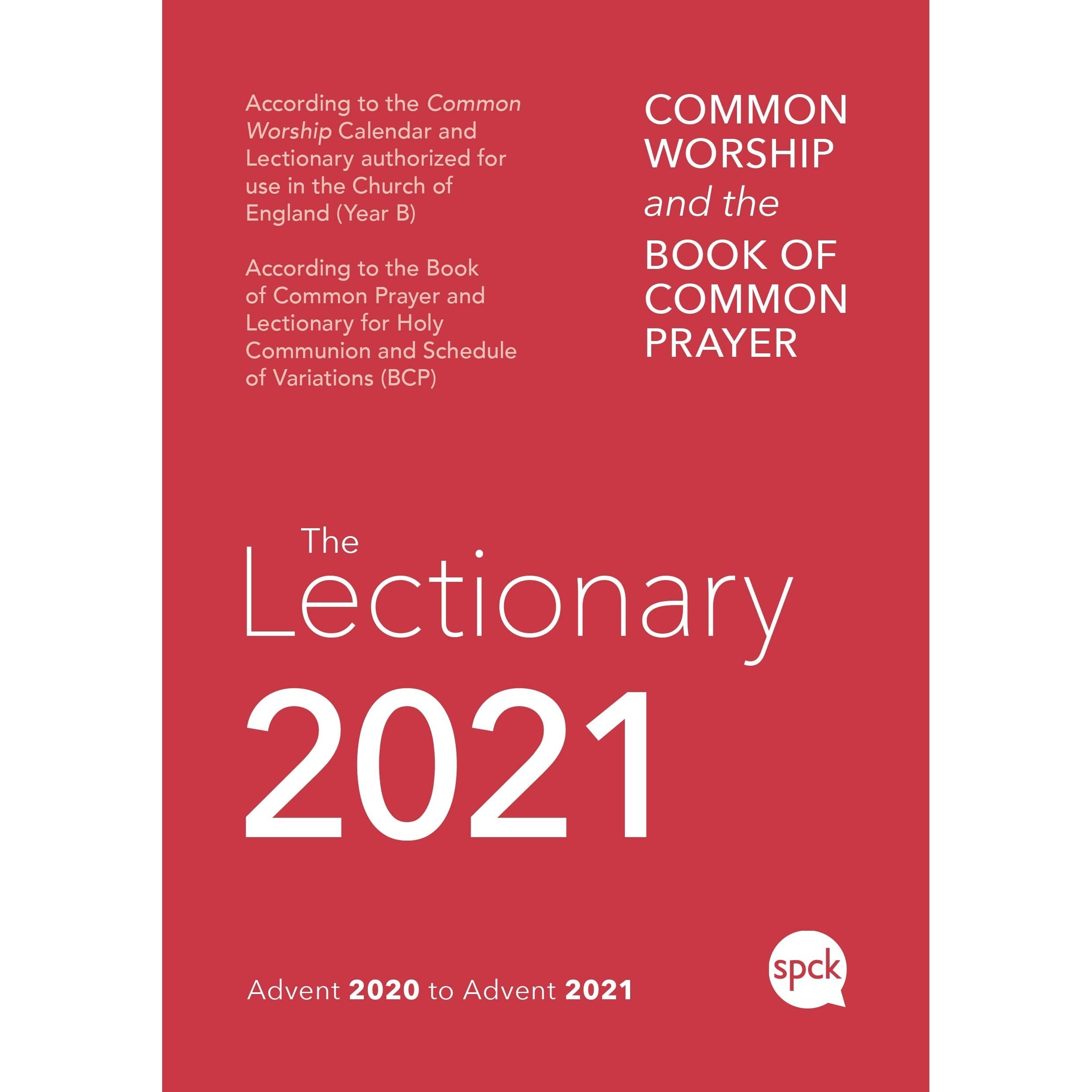 Common Worship Lectionary 2021Spck Publishing  Show Lectionary For 2020