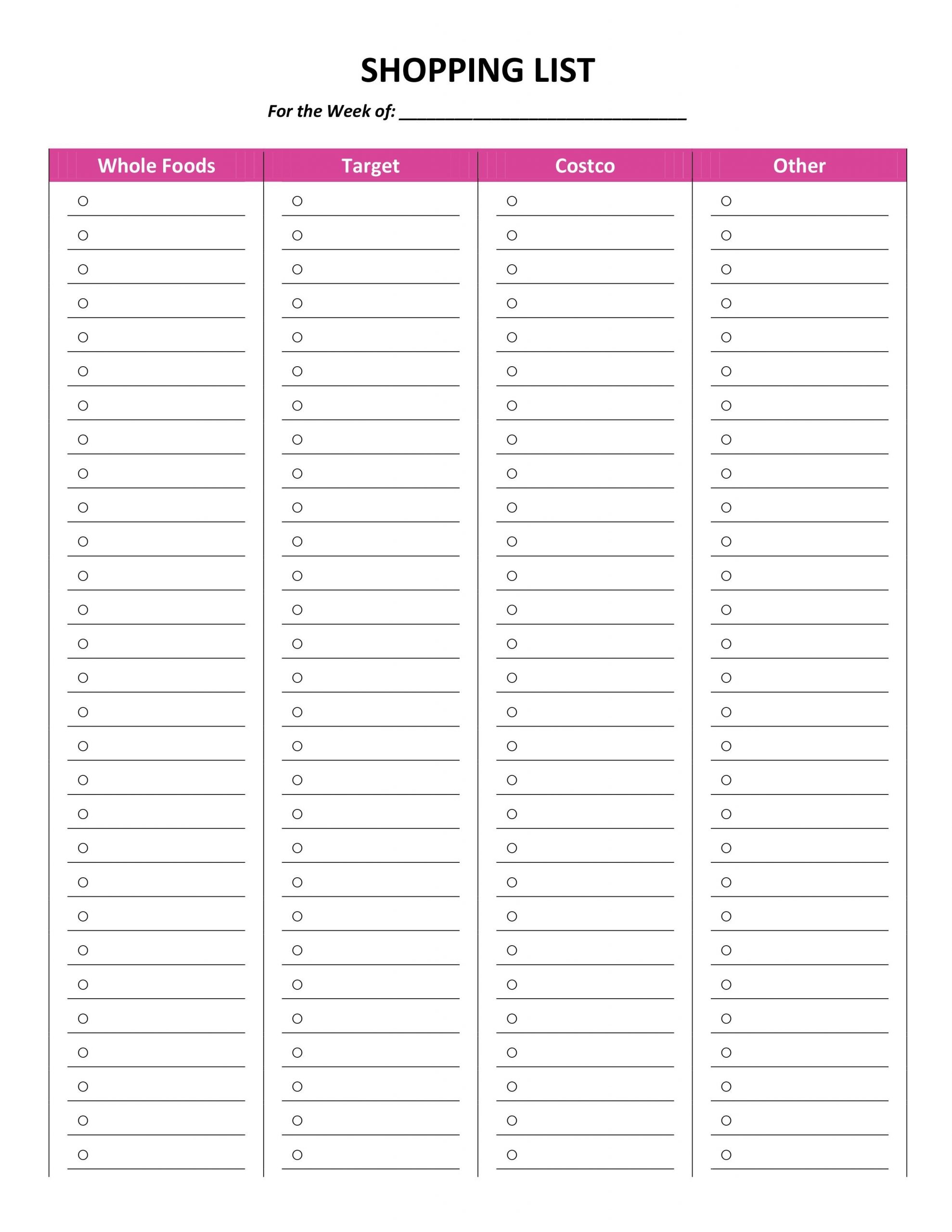Complete Housekeeping Printable Set! | Shopping List  Shopping List Шаблон