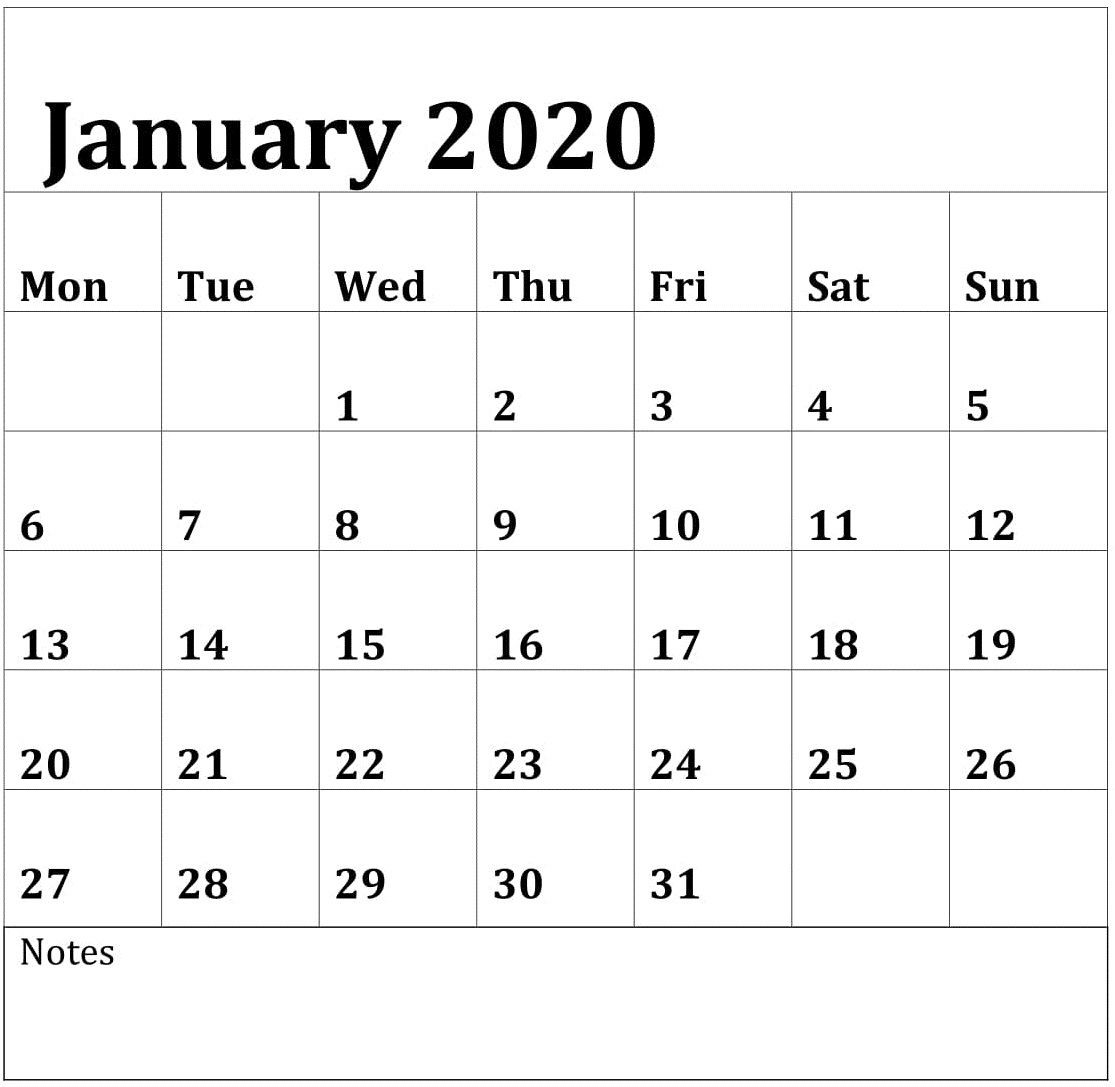 Editable January 2020 Calendar Word | Calendar Word, Blank  Free Printable Firefighter Editable Calendar