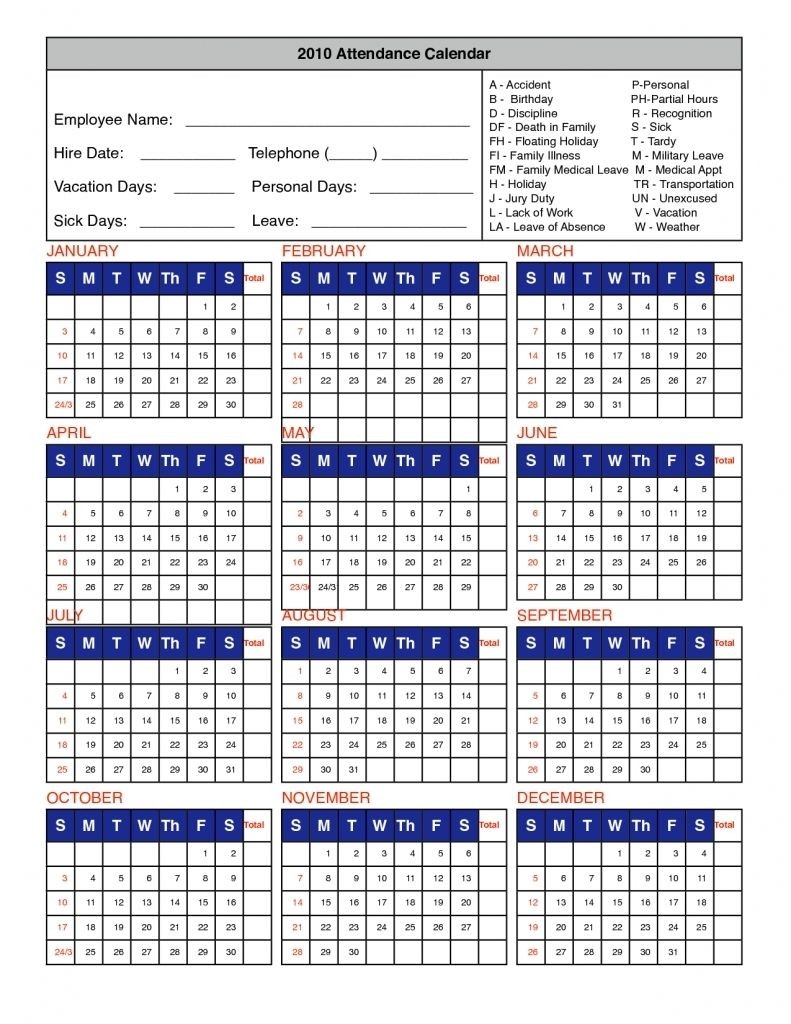 Free Attendance Sheet Pdf 2021 - Template Calendar Design