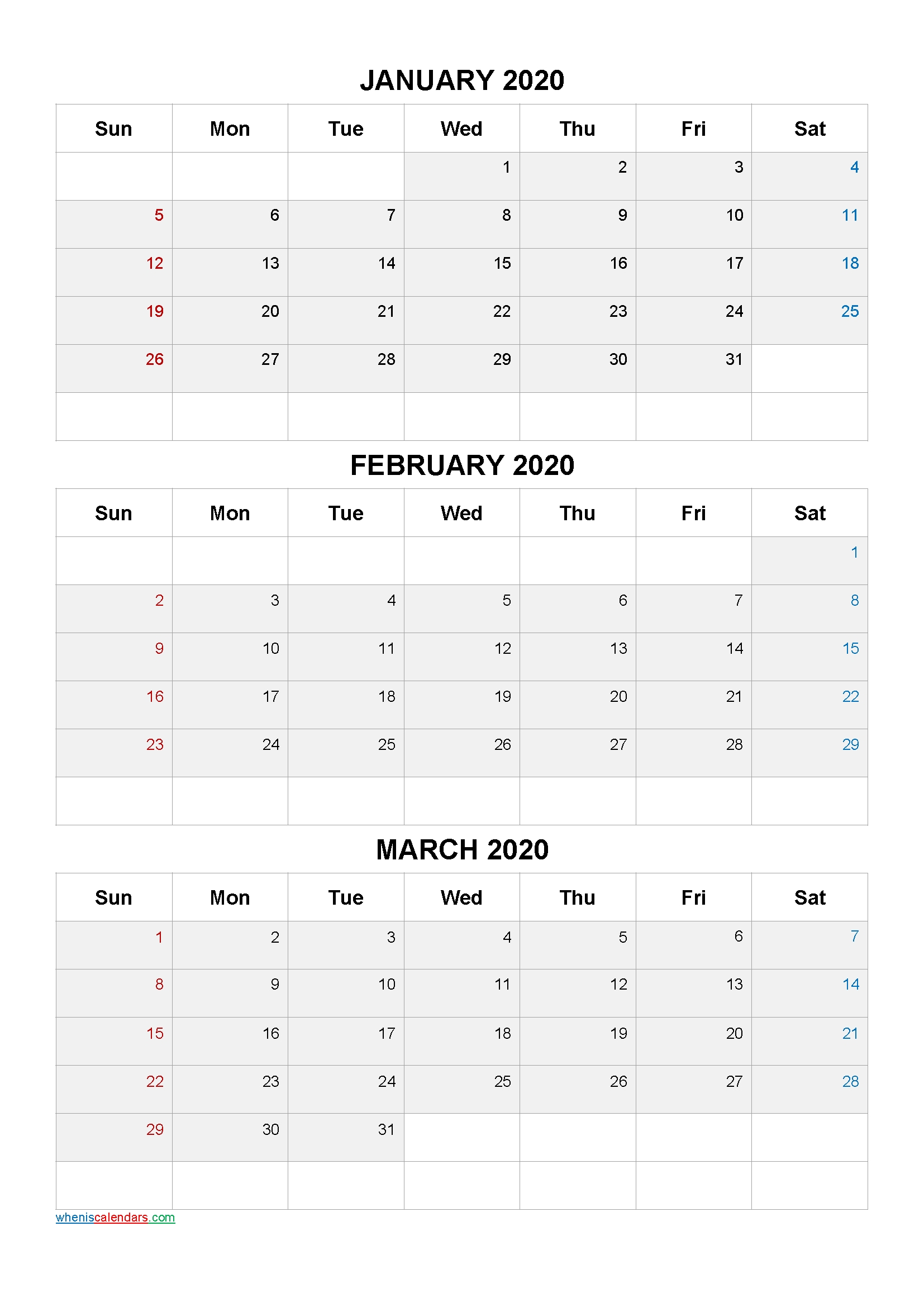 January February March 2021 Three Month Calendar-21Ar6  Free Triple Month Calendars 2021