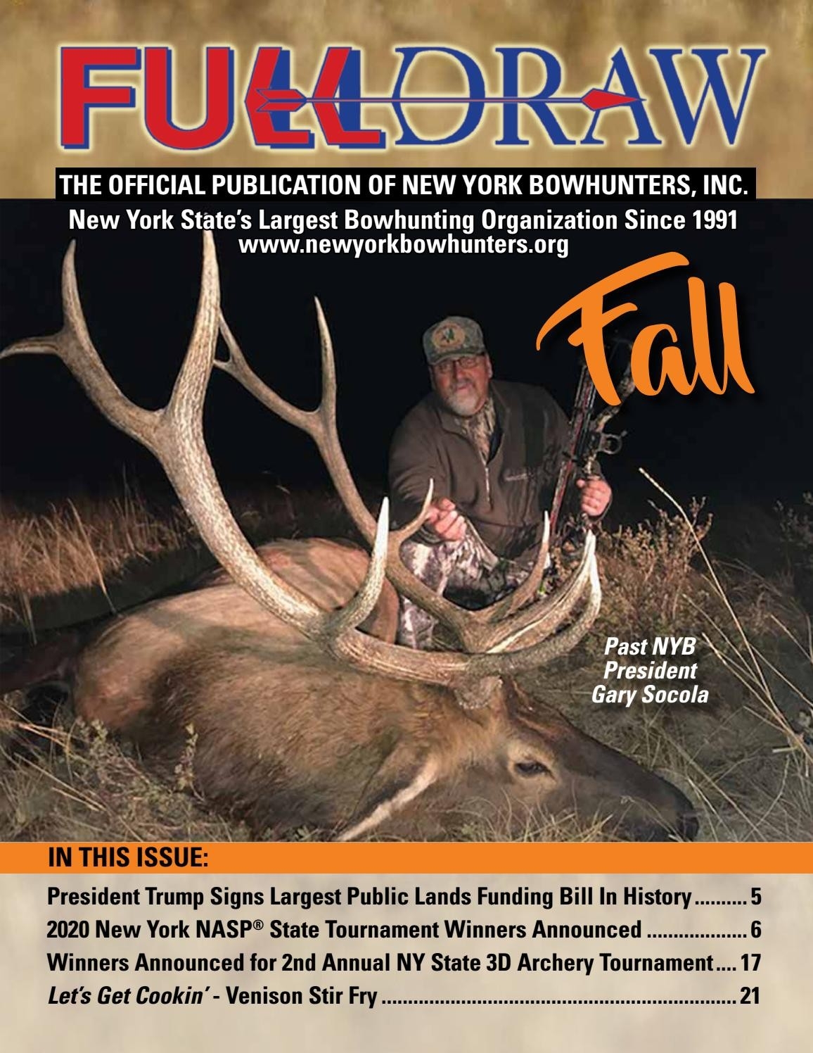 Ny Bowhunters Fall 2020 Newslettergenesee Valley  Nys Rut 2021