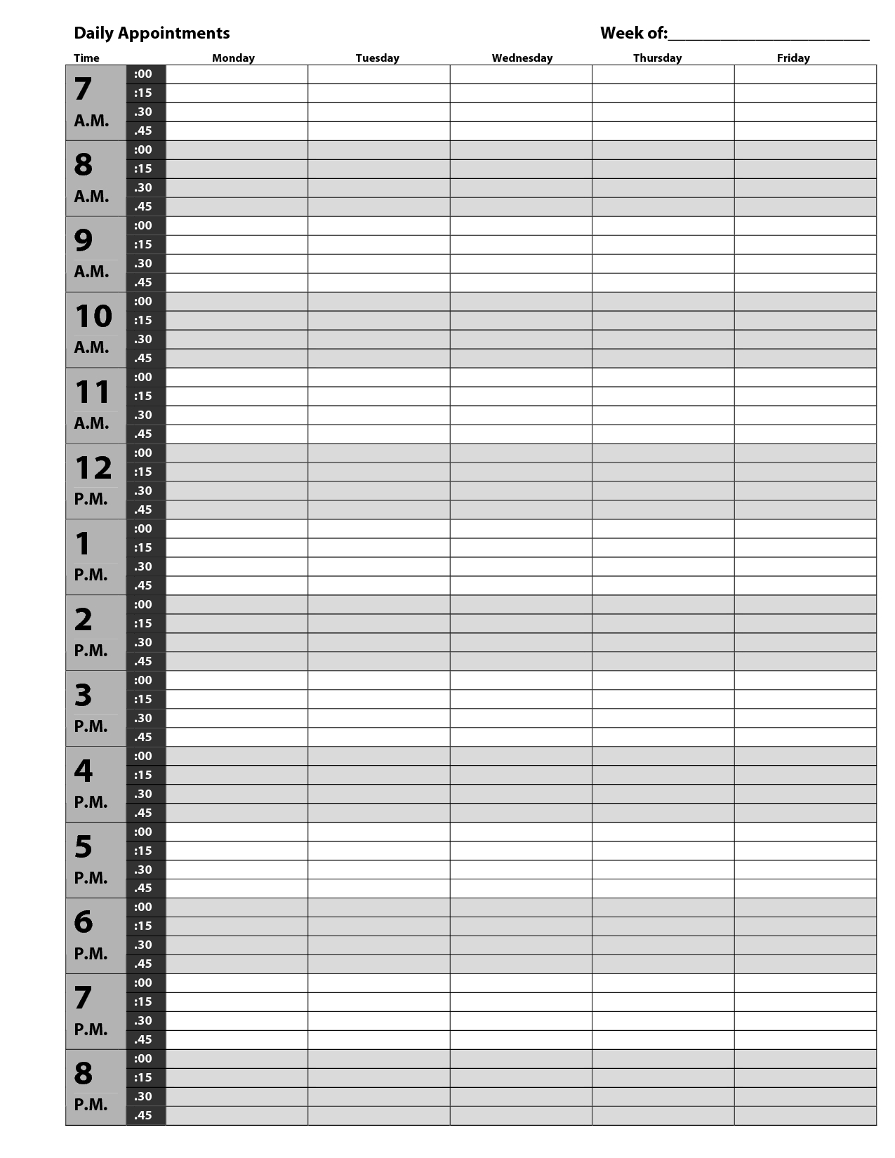 Pin On Organize Me  Printable Calendar For People To Make Appointments