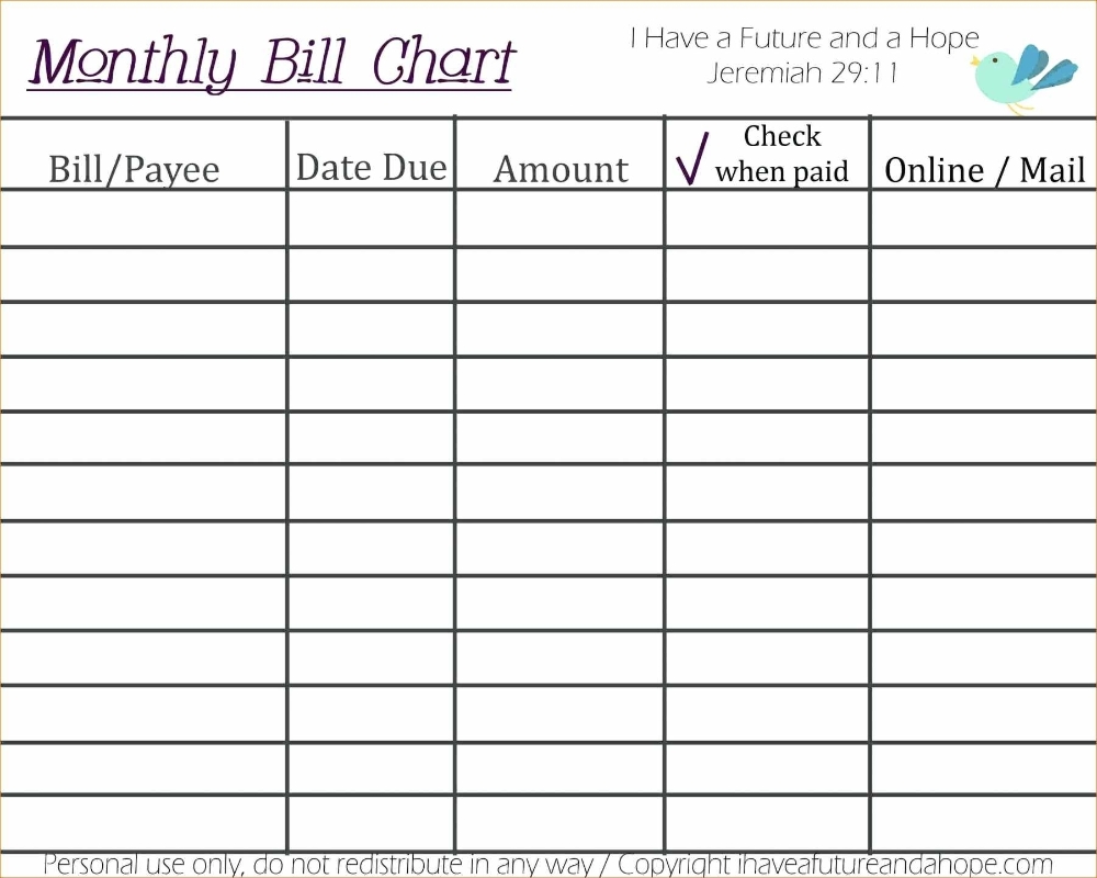 Pincarol Rust On Bill Pay Sheet In 2020 | Budget  Free Printable Calendar Bill Pay