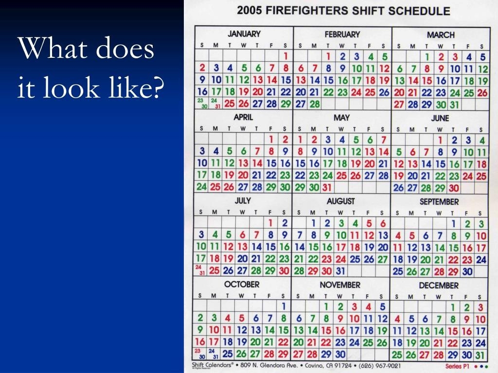 Ppt - The 48-96 Schedule Powerpoint Presentation, Free  Phoenix Fire Shift Calendar