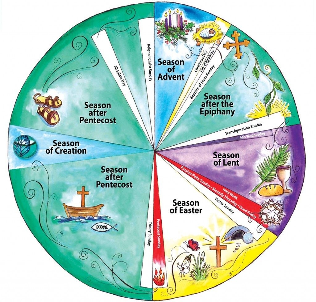 Seasons Of The Methodist Liturgical Calendar - Template Calendar Design