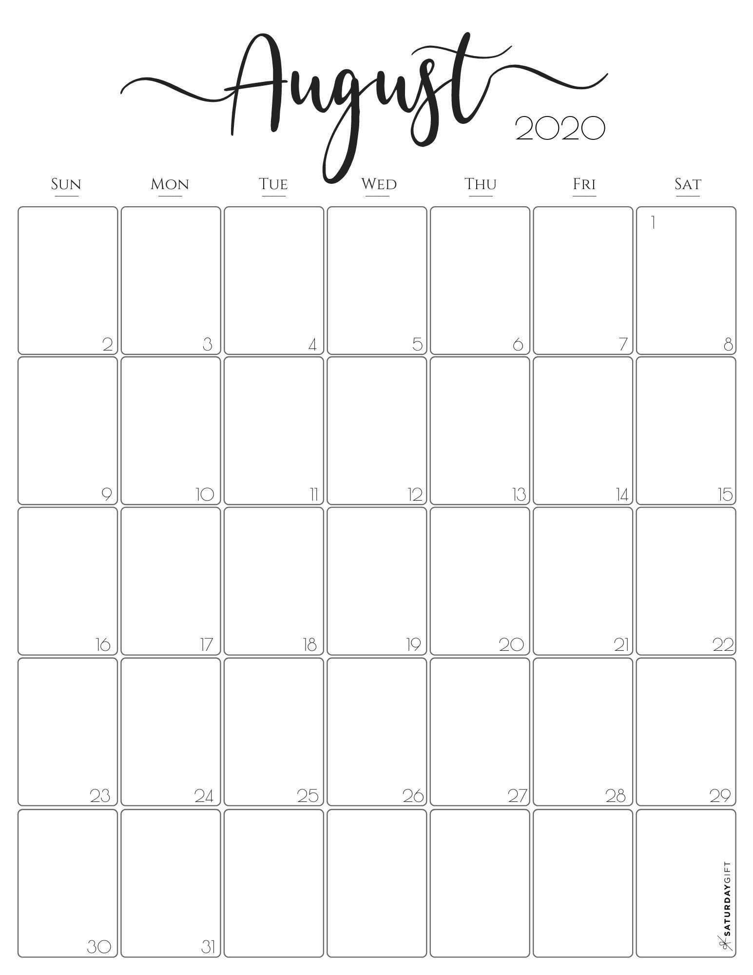 Simple &amp; Elegant Vertical 2021 Monthly Calendar - Pretty  July 2021 Printable Calendar Girly