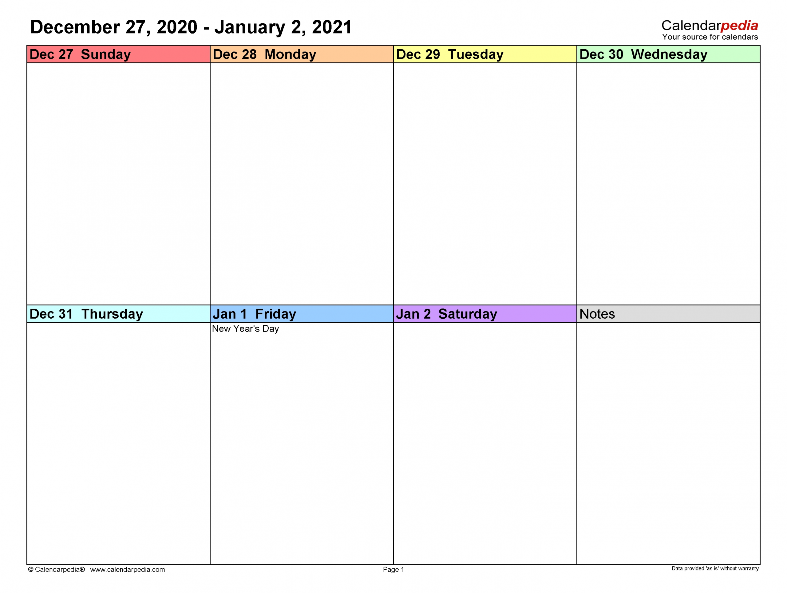 Weekly Calendars 2021 For Word - 12 Free Printable Templates  2021 Printable Hourly Calendar