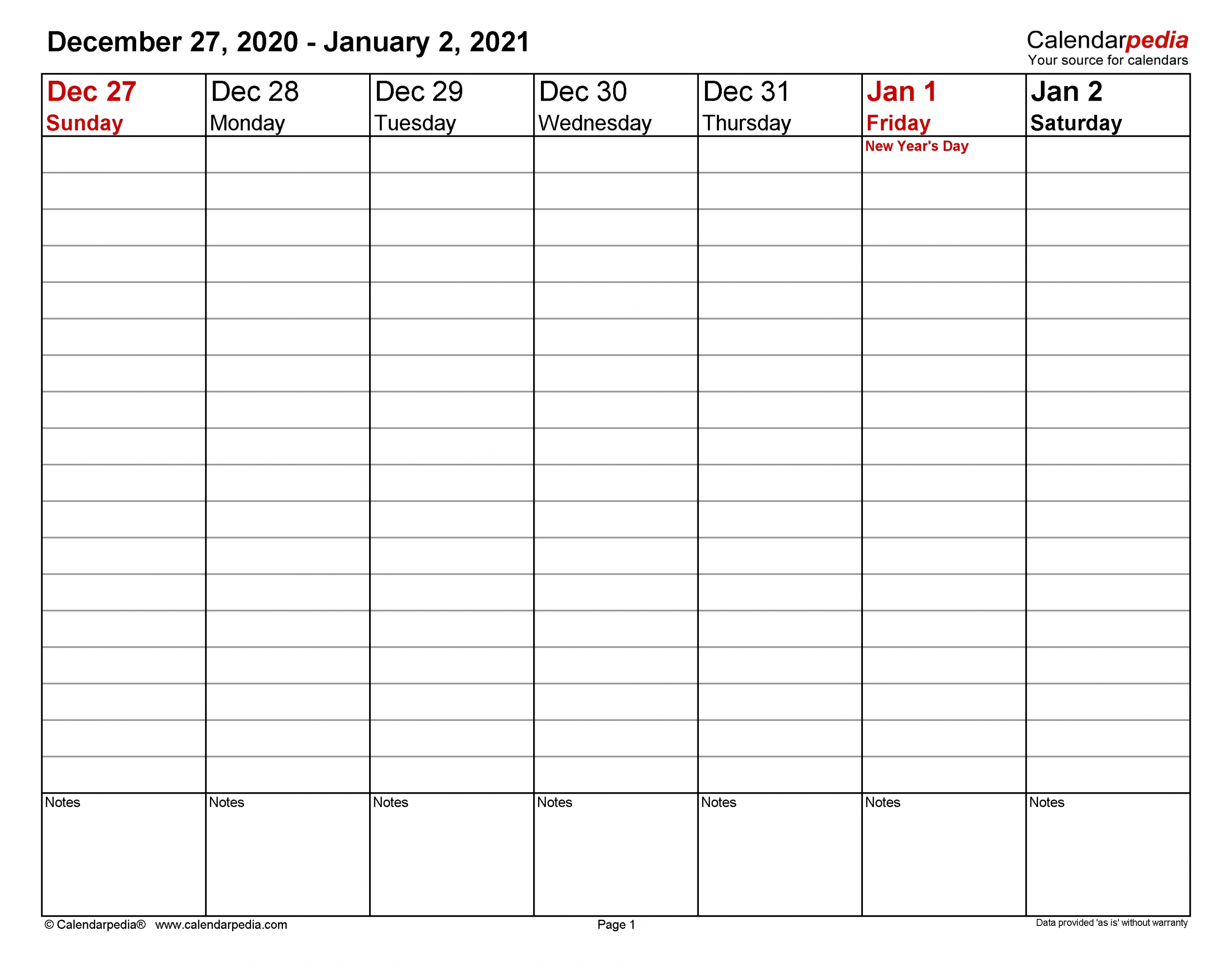 Weekly Calendars 2021 For Word - 12 Free Printable Templates  2021 Printable Hourly Calendar