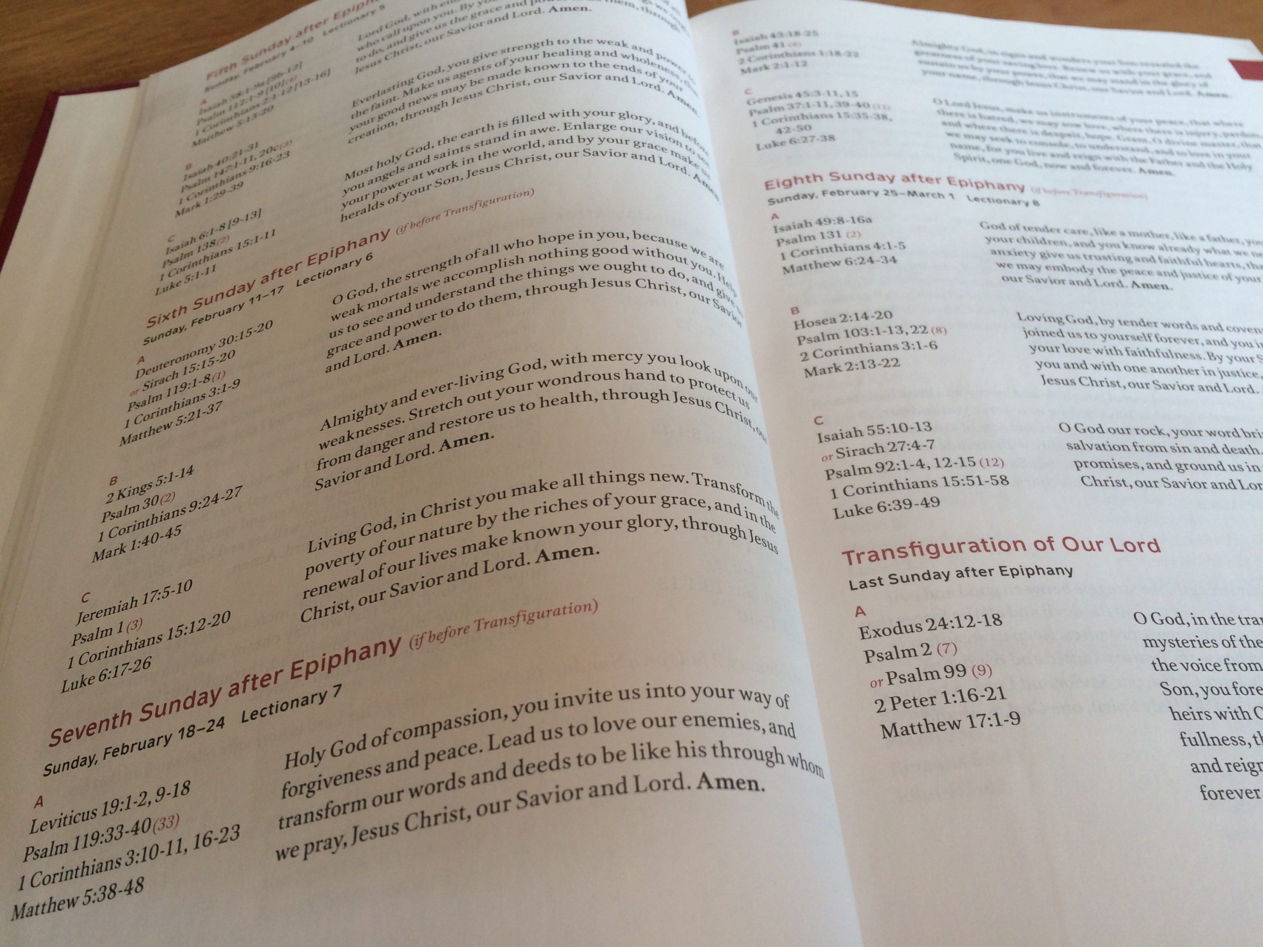 Why I Left The Revised Common Lectionary Behind | The  Revised Common Lectionary Calendar