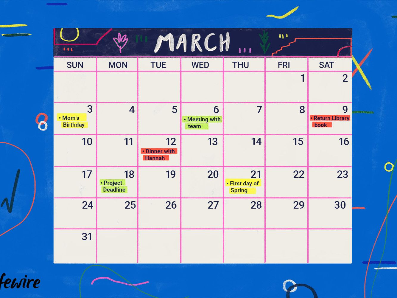 25 Color Coded Calendar Template In 2020 | Calendar  Free Printable Event Calendar Template