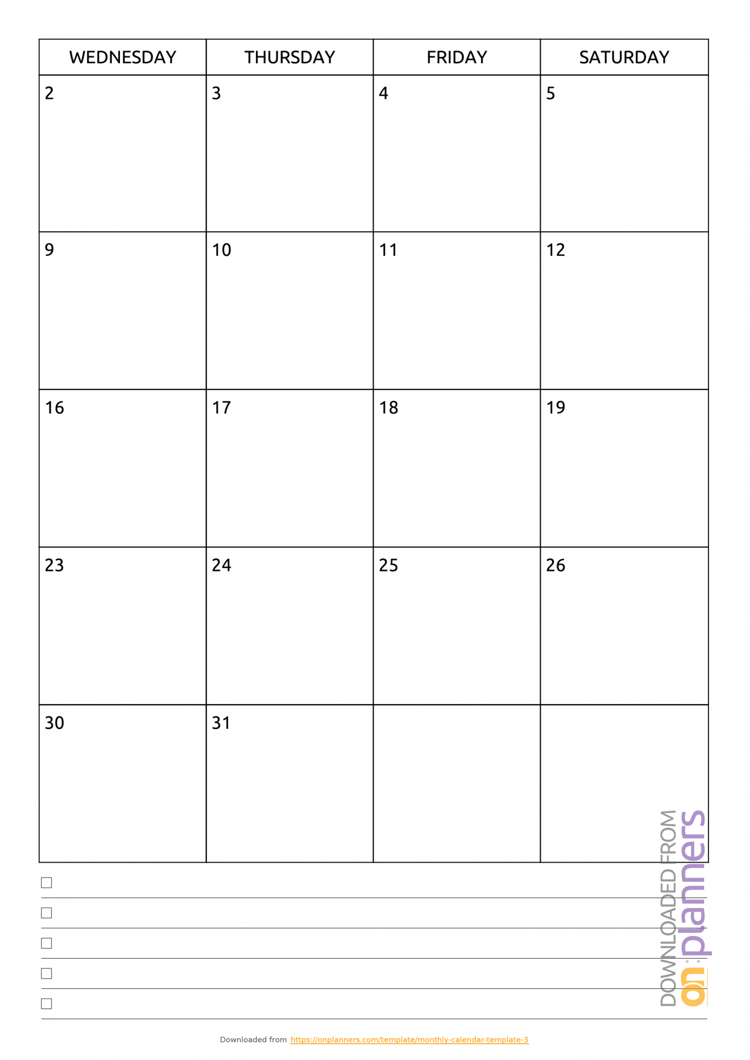 8X 10 Monthly Calaendar Printable | Example Calendar Printable  Blank Monthly Calendar Printable Free Without Downloading